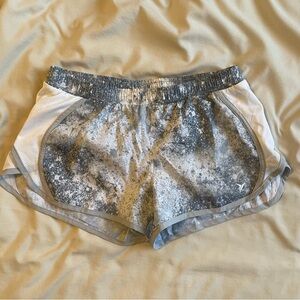 Old Navy Active Gray and White Running Shorts